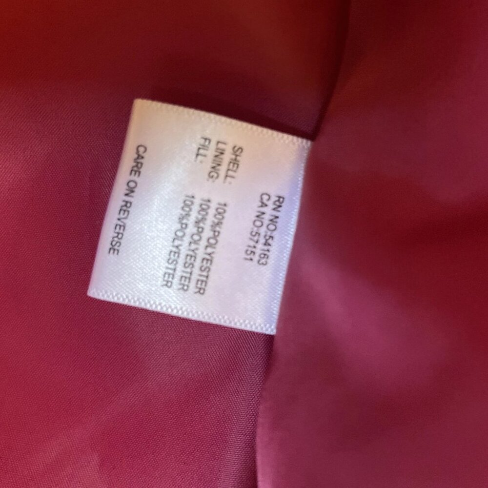 Kenneth Cole New York Quilted Hot Pink Puffer Vest Women's Size Medium NWT - Picture 11 of 12